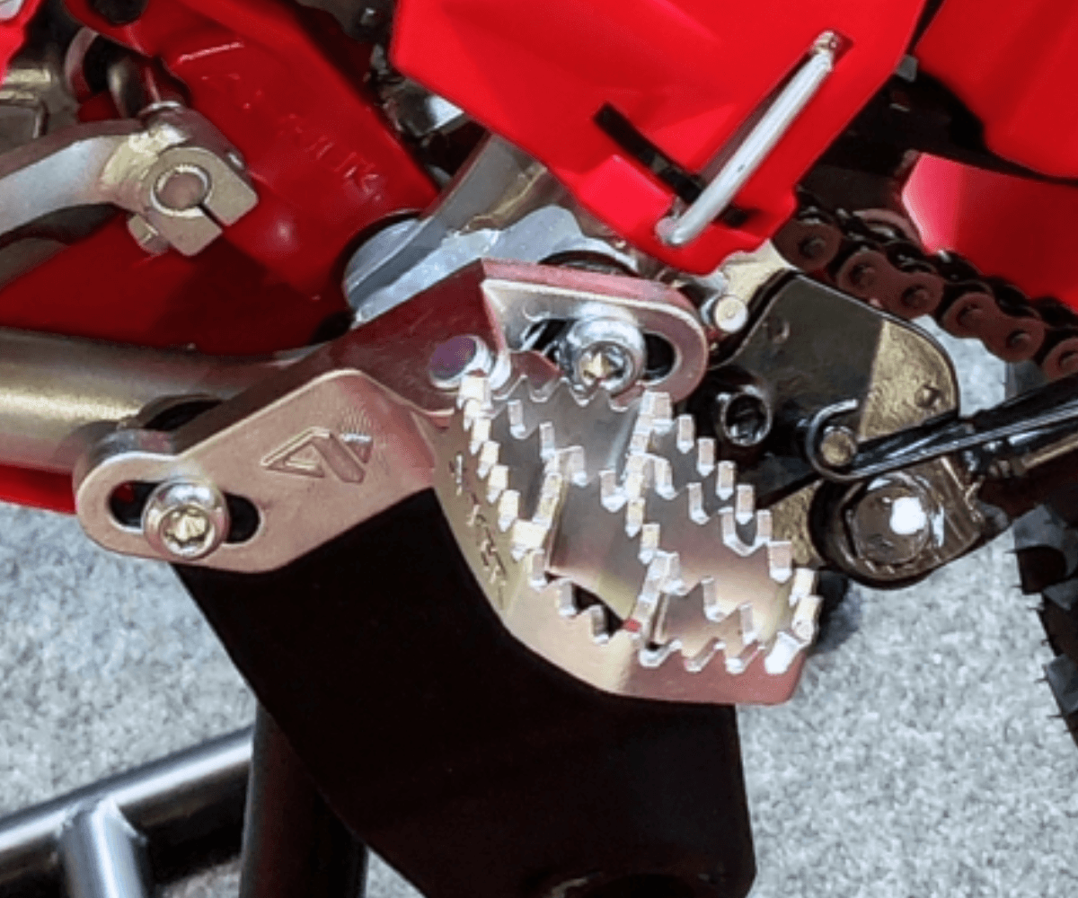 Kit Pedaleira Inox Polido - CRF 250F/300F | Tornado 300 hover